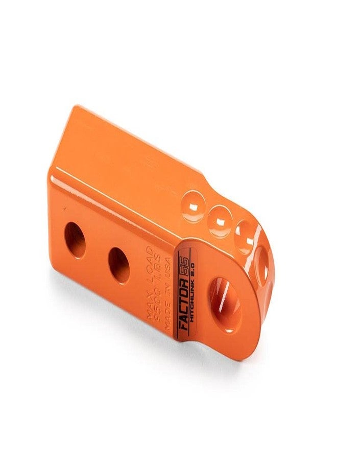 Factor 55 00020-07 Hitchlink 2.0 Rated at 9500 lb Ultimate Failure at 51,000 lb Convert Your Vehicles Hitch Receiver into a Recovery Point. Ideal for 4x4 Off Road Adventures – Orange - Image 1